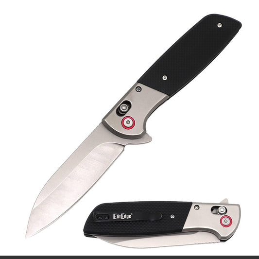 Axis Lock Folding Spring Assist Black G10 Handle EDC Pocket Knife