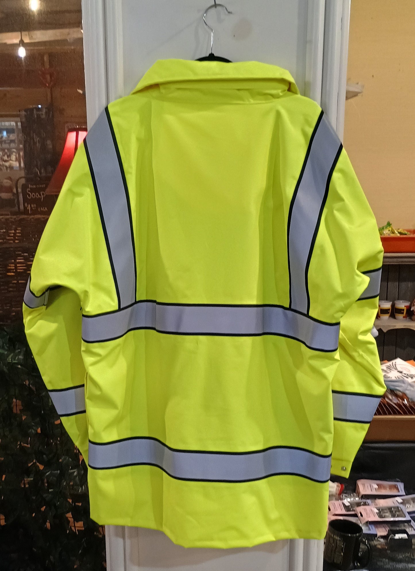 Spiewak ANSI VizGuard Mesh-Lined Raincoat 2XL